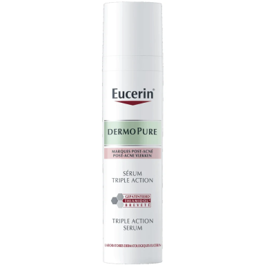 Eucerin DermoPure Sérum Triple Action 40ml – Soins peau grasse, mixte et acné | DermoPure - Visage Tunisie | Miral Parapharmacie