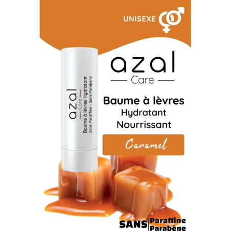 Azal Baume À Lèvres Caramel Unisexe – Yeux et Lèvres / Sticks baumes lèvres et réparateurs | Azal - Visage Tunisie | Miral Parap