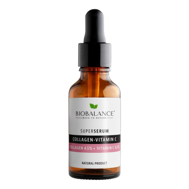 Biobalance Sérum Collagène Marin + Vitamine C 30ml – soins anti-âge et anti-rides | Biobalance - Visage Tunisie | Miral Paraphar