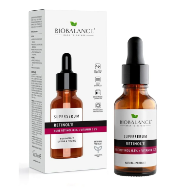 Biobalance Sérum Anti-Rides Pure Rétinol 30ml | Biobalance - Visage Tunisie | Miral Parapharmacie