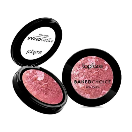 Topface Baked Choice Rich Touch Blush On Pink Petal 007 – Maquillage | Topface - Visage Tunisie | Miral Parapharmacie