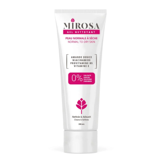 Mirosa Gel Nettoyant Peau Normale à Seche 200ml – Démaquillants, nettoyants visage / Gel, crème, huile | Mirosa - Visage Tunisie