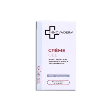 INNOVADERM Crème Gel Peau Mixte à Grasse 50ML – Soins hydratants et nourrissants / Hydratants peaux normales | INNOVADERM - Visa