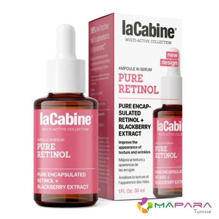 La Cabine Pure Retinol Serum 30ml – Serums | La Cabine - Visage Tunisie | Miral Parapharmacie