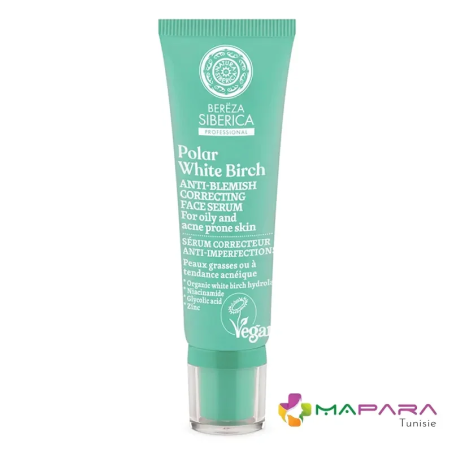 NATURA SIBERICA Sérum Correcteur Anti-Imperfections Soin Visage – Soins peau grasse, mixte et acné / Peaux à imperfections | Nat