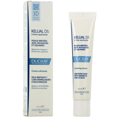 DUCRAY Kelual Ds Creme Apaisante Squamoreductrice 40ml – Crème anti rougeurs - Rosacée et couperose | DUCRAY - Visage Tunisie | 