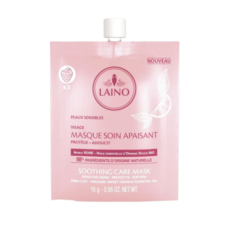 LAINO Masque Soin Apaisant 16g – Soins apaisants | Laino - Visage Tunisie | Miral Parapharmacie