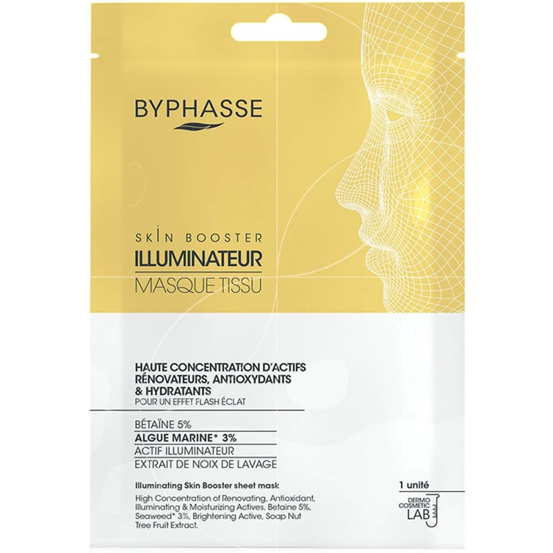 BYPHASSE Masque Tissu Skin Booster Illuminateur