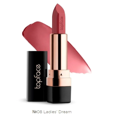 Topface Instyle Creamy Lipstick Ladies’ Dream 008 – Maquillage / Rouge à lèvres et crayon | Topface - Visage Tunisie | Miral Par