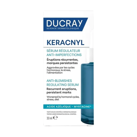 DUCRAY Keracnyl Serum Régulateur Anti-Imperfections 30ml – Soins peau grasse, mixte et acné | KERACNYL - Visage Tunisie | Miral 