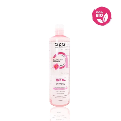 Azal Eau Micellaire Sensitive 250 ml – Démaquillants, nettoyants visage / Eau micellaire, tonique,  | Azal - Visage Tunisie | Mi