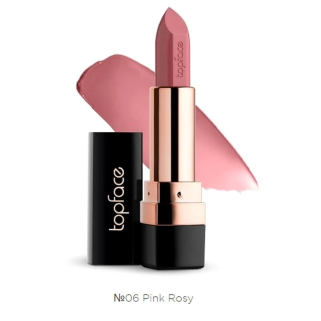 Topface Instyle creamy lipstick Pink Rosy 006 – Maquillage / Rouge à lèvres et crayon | Topface - Visage Tunisie | Miral Parapha