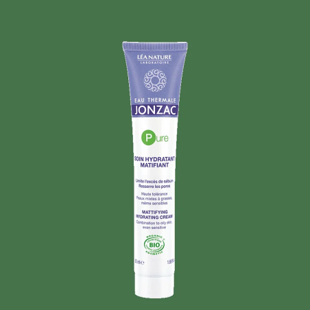 Jonzac Pure Creme Hydratante Matifiante Bio 50 ml – Soins peau grasse, mixte et acné / Matifiants | Jonzac - Visage Tunisie | Mi