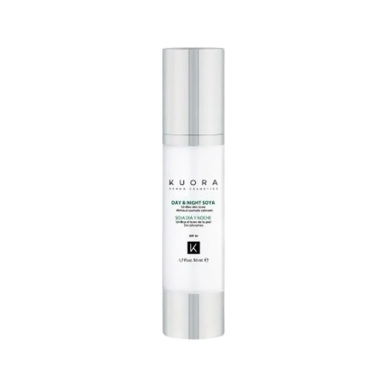 Kuora Fluid Soya Day Night 50ml – Soins peau grasse, mixte et acné / Matifiants | KUORA - Visage Tunisie | Miral Parapharmacie