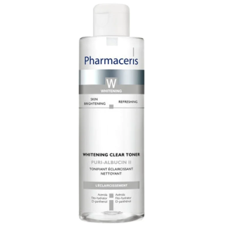 PHARMACERIS W Puri-albucin Eau Eclaircissante 200ml – Démaquillants, nettoyants visage / Eau micellaire, tonique,  | Pharmaceris