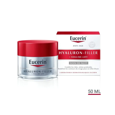 EUCERIN Hyaluron Filler Volume-Lift Soin de Nuit 50ml – soins anti-âge et anti-rides / Soin Liftant | EUCERIN - Visage Tunisie |