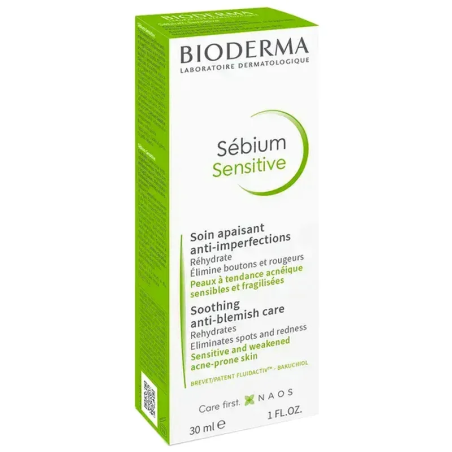 BIODERMA Sebium Sensitive Soin Apaisant Anti Imperfections 30ml
