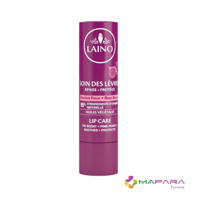 LAINO Soin Des Levres Senteur Figue rose nacrée 4g – Yeux et Lèvres / Sticks baumes lèvres et réparateurs | Laino - Visage Tunis