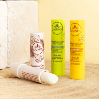 LAINO Soin Des Levres Senteur Figue rose nacrée 4g – Yeux et Lèvres / Sticks baumes lèvres et réparateurs | Laino - Visage Tunis