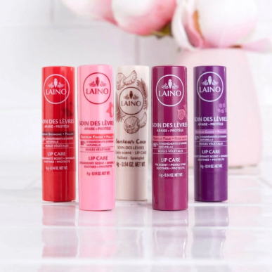 LAINO Soin Des Levres Senteur Figue rose nacrée 4g – Yeux et Lèvres / Sticks baumes lèvres et réparateurs | Laino - Visage Tunis