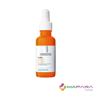 La Roche Posay Pure Vitamin C10 Serum A La Vitamine C 30ml – soins anti-âge et anti-rides / Serum anti âge et ride pour l | LA R