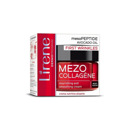 LIRENE Mezo Collagene Creme Nuit Premieres Rides 50ml – soins anti-âge et anti-rides / Premières Rides | Lirene - Visage Tunisie