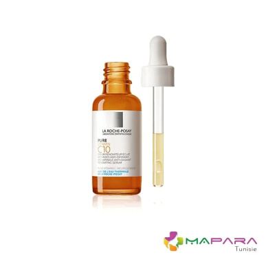 La Roche Posay Pure Vitamin C10 Serum A La Vitamine C 30ml – soins anti-âge et anti-rides / Serum anti âge et ride pour l | LA R