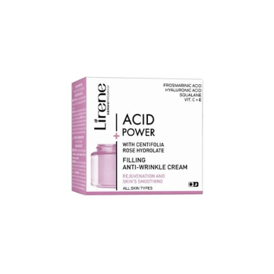 LIRENE Acid Power Filling Anti Age Cream 50ml – Soins peau grasse, mixte et acné / Peaux à imperfections | Lirene - Visage Tunis