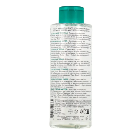 URIAGE Eau Micellaire Thermale Peaux Mixtes à Grasses 250ml