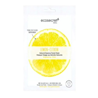 Eco Secret Masque Visage Citron 20ml – Masques visage et gommage | Eco Secret - Visage Tunisie | Miral Parapharmacie