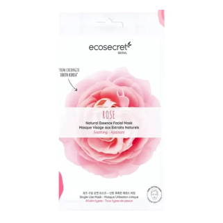 Eco Secret Masque Visage Apaisant aux Extraits Naturels de Rose 20ml – Masques visage et gommage | Eco Secret - Visage Tunisie |
