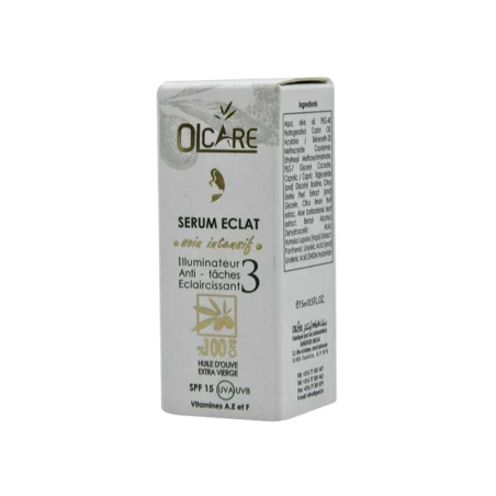 OLCARE Serum Eclat Soin Intensif 15ml – Anti tâches / Serum anti tache | Olcare - Visage Tunisie | Miral Parapharmacie