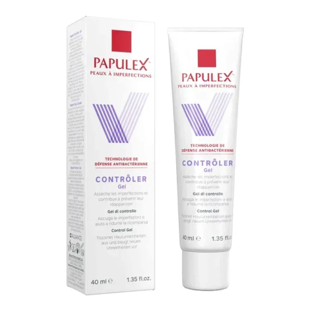 PAPULEX Gel Stop Bouton 40ml – Soins peau grasse, mixte et acné / Peaux à imperfections | PAPULEX - Visage Tunisie | Miral Parap