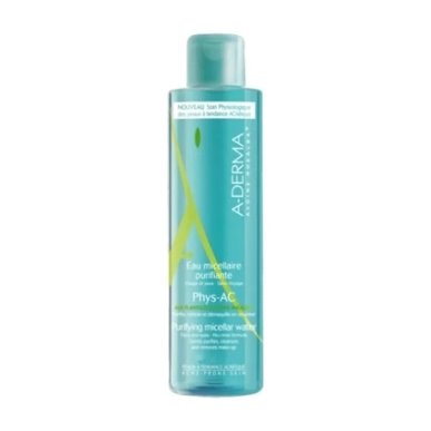 ADERMA Phys-ac Eau Micellaire Purifiante 200ml – Démaquillants, nettoyants visage / Eau micellaire, tonique,  | ADERMA - Visage 