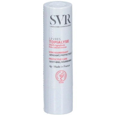 SVR Topialyse Stick Lèvres Soin Nourrissant Apaisant Protecteur 4g – Yeux et Lèvres / Sticks baumes lèvres et réparateurs | Marq
