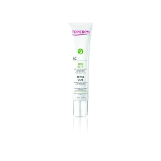 TOPICREM AC Soin Actif 40ml – Soins peau grasse, mixte et acné / Peaux à imperfections | TOPICREM - Visage Tunisie | Miral Parap