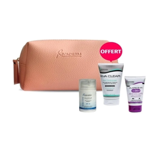 RIVADERM Coffret Riva Clear – Démaquillants, nettoyants visage / Gel, crème, huile | Rivaderm - Visage Tunisie | Miral Parapharm