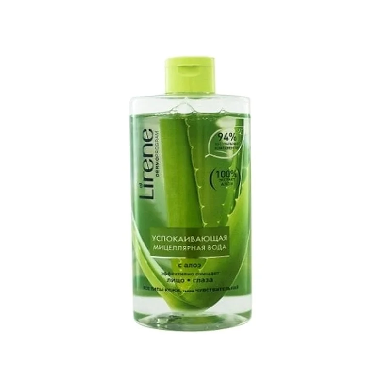 LIRENE EAU MICELLAIRE APAISANTE A L’ALOES 400ML