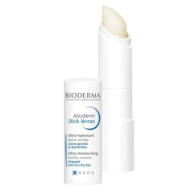 Bioderma Atoderm Stick Lèvres Ultra-Hydratant 4 g – Yeux et Lèvres / Sticks baumes lèvres et réparateurs | Atoderm - Visage Tuni