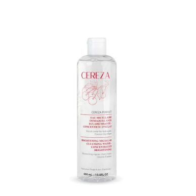 CEREZA Perfect Eau Micellaire Demaquillante Eclaircissante 400ml – Démaquillants, nettoyants visage / Eau micellaire, tonique,  