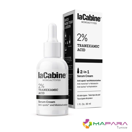 La Cabine Monoactives 2% Tranexamic Acid Serum Crème 30ml – soins anti-taches et dépigmentants | La Cabine - Visage Tunisie | Mi