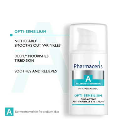Pharmaceris A Opti-Sensilium Duo-Actif Antirides Contour des Yeux 15ml – Yeux et Lèvres / Contour des yeux | Pharmaceris - Visag
