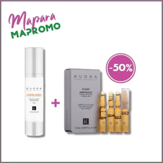 Kuora Pack Vitamine C & Anti-Age 4 AMPOULES * 2 ML (-50%) | KUORA - Visage Tunisie | Miral Parapharmacie
