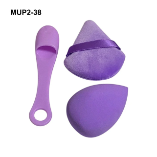 Azal Kit 2 Éponges de Maquillage + 1 Brosse en Silicone – Maquillage / Accessoires maquillage | Azal - Visage Tunisie | Miral Pa
