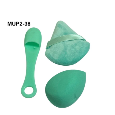 Azal Kit 2 Éponges de Maquillage + 1 Brosse en Silicone – Maquillage / Accessoires maquillage | Azal - Visage Tunisie | Miral Pa