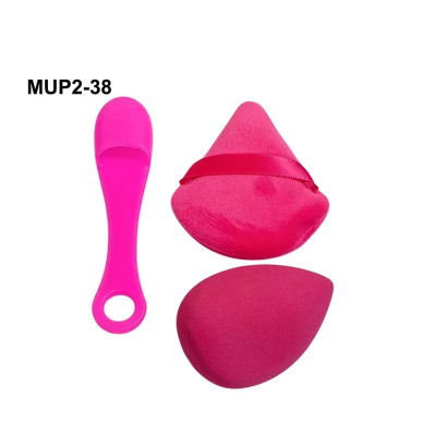 Azal Kit 2 Éponges de Maquillage + 1 Brosse en Silicone – Maquillage / Accessoires maquillage | Azal - Visage Tunisie | Miral Pa