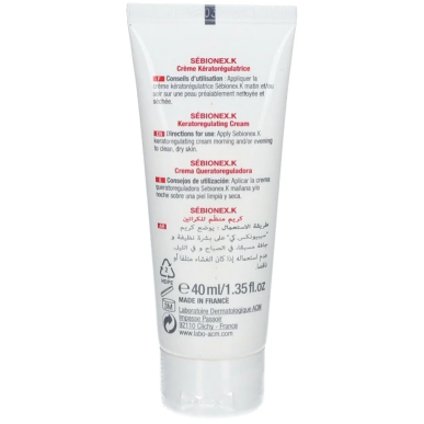 ACM Sébionex K Crème Kératorégulatrice 40ml – Soins peau grasse, mixte et acné | ACM - Visage Tunisie | Miral Parapharmacie