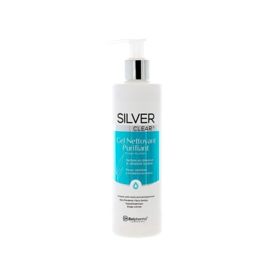 SILVER Clear Gel Nettoyant Purifiant 200 ml – Démaquillants, nettoyants visage / Gel, crème, huile | Marque de confiance - Visag