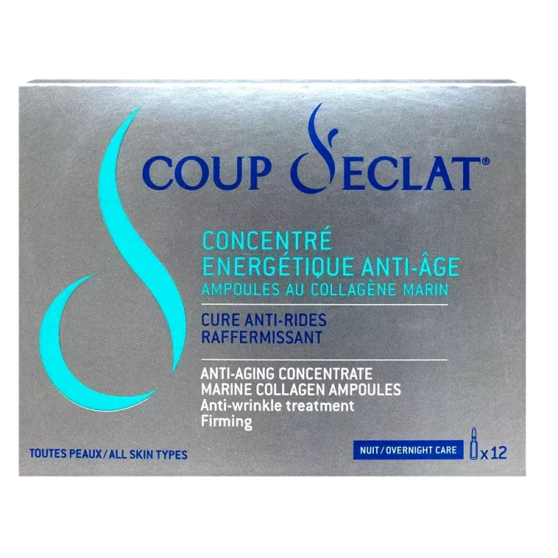 Coup D’éclat Concentre Energetique Anti-age 12 Ampoules