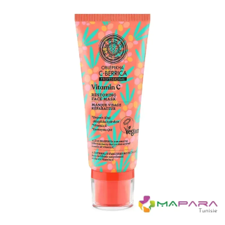 Natura Siberica C-BERRICA Masque Visage Réparateur Vitamine C 100ml | Natura Siberica - Visage Tunisie | Miral Parapharmacie